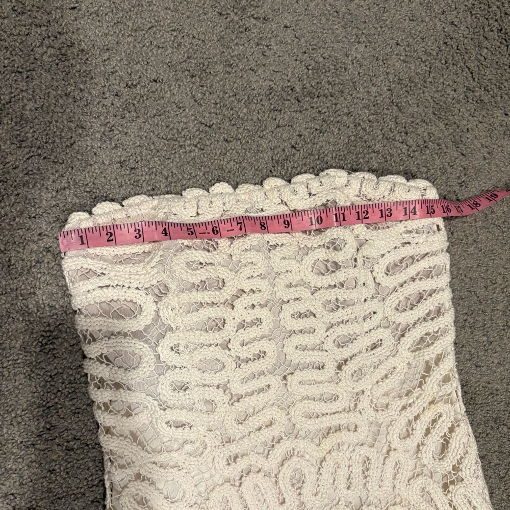 Simkhai New Elise Crochet Long Dress In White Size 12 $1,295.00 - Picture 13 of 16